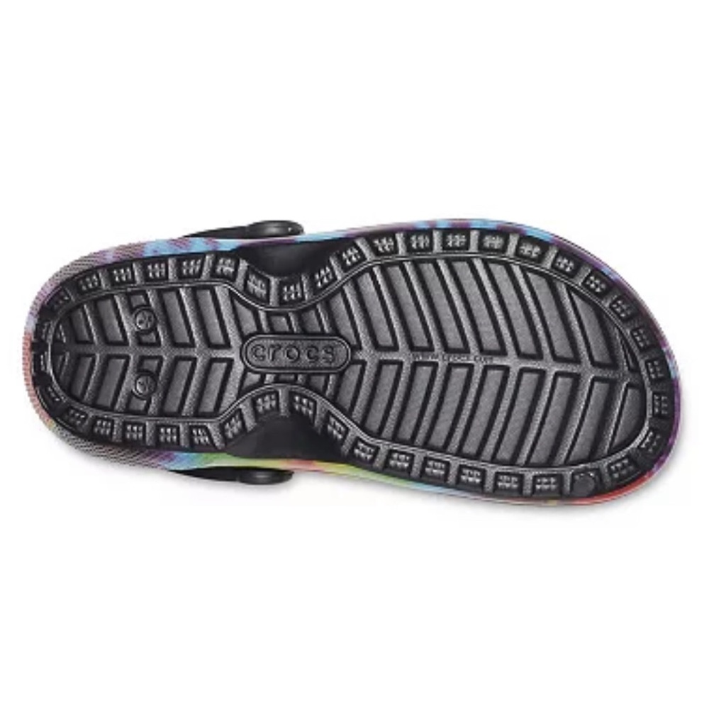 Crocs Classic Tie Dye Lined Clogs Shoes - Picture 6 of 14